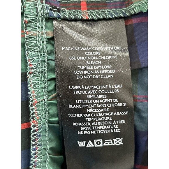 Urban Outfitters Midi Skirt Rainee Tier Green Plaid Retro Boho Preppy Medium New - Picture 8 of 11